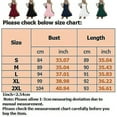 thumbnail image 2 of Women Crew Neck Tank Dress Ruffled Short Mini Dresses A Line Sundress Solid Color Dress, 2 of 4