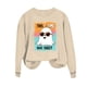 thumbnail image 2 of Ailaofu Womens Halloween Crewneck Sweatshirt Cute Long Sleeve Graphic Pullover Tops Fall Fashion Clothes, 2 of 4