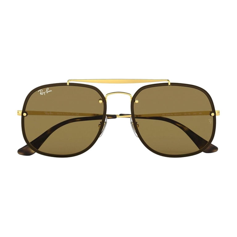 Ray-Ban RB3583N-001/73 Blaze Gerneral Gold Square Brown  display picture 1