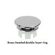 thumbnail image 5 of Toystoory 6 piezas de anillos de cubierta de desbordamiento de fregadero de estilo moderno de oficina con filtro cocina baño lavabo agujero insertar tapa Accesorios de baño Doble capa de cobre Toystoory HA012004-03, 5 of 6