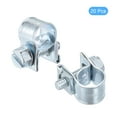 thumbnail image 3 of Uxcell 7-9mm Mini Fuel Injection Hose Clamp Zinc Plated Steel Fuel Line Clamp 20 Pack, 3 of 5