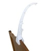 Crib Mobile Attachment Clamp, White, Single mobile arm safely and easily attaches to cribs By JL Childress