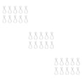 thumbnail image 1 of Cateissary 10 ganchos para azulejos de techo, fácil instalación, Flexible sin deformación, letrero colgante para oficina, aula, grande, 8 Type1 NO1, 1 of 6