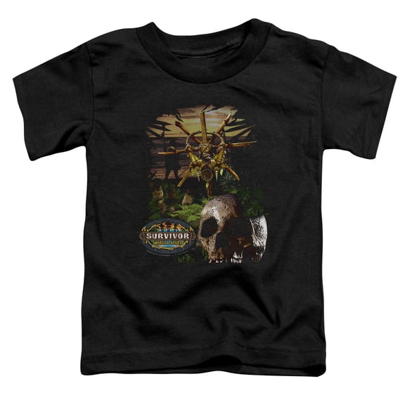 Survivor Jungle Toddler T-Shirt Black