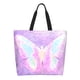 thumbnail image 1 of Disketp Purple Sparkling Butterfly Bolsa Tote Estampada para Mujer, Bolso de Hombro y de Mano para Compras y Viajes, 1 of 8