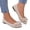 Beige, variant on IEMIEMIEM Women's Flat Shoes Pointed Toe Faux Suede Slip On Elegant Bow Knot Ballet Flats Non Slip Comfortable Slip On Walking Loafers Light Green 8.5 Wide