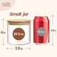 thumbnail image 2 of Set de tarros de vidrio para almacenamiento de alimentos ComSaf 600 ml (20 oz) x6 con tapa, 2 of 9