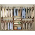 Easy Track Closet 48' Deluxe Closet Starter Kit Cherry