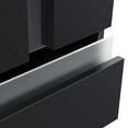 thumbnail image 6 of Hommpa LED Nightstand Modern Bedside Table with 2 Drawers Black Wood Led Night Stand Table for Bedroom, 6 of 10
