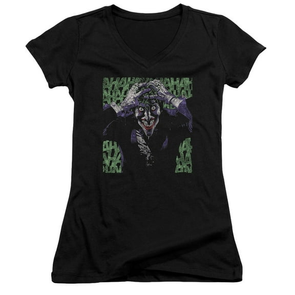 Batman Insanity Junior Women's T-Shirt V-Neck Black