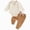 Beige, variant on 3-6 Months Toddler Baby Boy Brother Clothes Long Sleeve Sweatshirt Pullover Tops Elastic Long Pants Set 2Pcs Fall Winter Outfit Fall Winter Set for 0 6 12 18 24 M 1t 2t 3t 4t 5t 6t