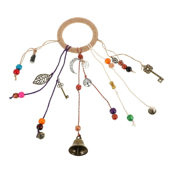 WRISTBIQUE Hanging Bell Witch Wind Chime Vine Ring Home Protection Women Outdoor 1Set