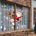 thumbnail image 2 of Pegatinas para ventana, adornos navideños, Papá Noel, decoración navideña para el hogar, guirnalda de Año Nuevo 2024, regalo de Navidad 2025, 2 of 5