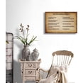 thumbnail image 4 of Ten Commandments Wall Art Framed Prayer Poster Vintage Ten Commandments Canvas Painting Bible Quotes Wall Decor Christian Artwork Scripture Pictures for Bedroom Framed 12x18 inch, 4 of 5
