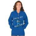 thumbnail image 3 of Vintage Mega Man Check These Out Unisex Plus Size Zip Hoodie Brisco Brands 2X, 3 of 6