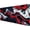 Red Marble Fluid_017, variant on Neon 3D Geometry Desk Pad Mouse Pad Colorful Crack Cool Extended Gaming Mouse Pad Mat with Stitched Edge Non-Slip Base Big Mouse Pad Office Computer Keyboard Laptop Home 31.5"x11.8"