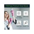 thumbnail image 6 of Fifth Pulse Vinyl Exam Gloves All-Purpose Disposable Gloves - Pink - Box of 50 Gloves (Medium), 6 of 6