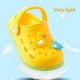 thumbnail image 2 of Toddler Clogs Boys Girls Cute Cartoon Toddler Sandals Kids Slippers ----- Yellow Size 30-31, 2 of 5