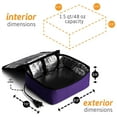 thumbnail image 6 of HotLogic Mini Portable Thermal Food Warmer for Office, & Travel, Purple, 6 of 6
