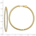 thumbnail image 2 of Finest Gold 14K Yellow Gold Round Hoop with Safety Clasp Earring Mountings, 2 of 2