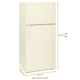 thumbnail image 4 of WHIRLPOOL WRT104TFDT top freezer freestanding refrigerator, 4 of 4