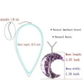 thumbnail image 6 of Healing Crystal Necklace, Tree Life Wire Wrapped Crescent Moon Necklace, Natural Stone Pendant Necklaces, Mothers Day Gifts for Mom, Gemstone Jewelry Gifts for Women, 6 of 6