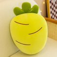 thumbnail image 1 of New Creative Fancy Charming Radish Pillow Plush Toy Pillow On The Bed Home Decoration For Girls and Children's Holiday Giftsgreen40cm Deng Xun unisex, 1 of 2