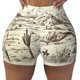 thumbnail image 2 of Fotbe Wild West Desert With Cowboys Shorts Sin Costuras – Shorts Deportivos de Cintura Alta para Mujer, Elásticos para Gimnasio, Yoga, Running o Ciclismo-XX-Large, 2 of 8