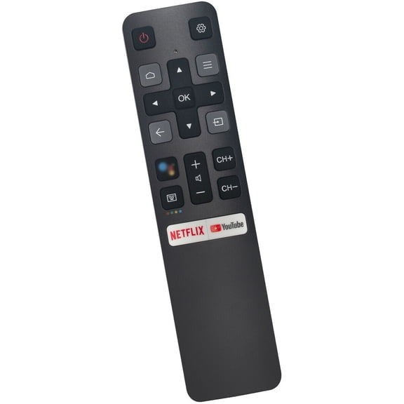 Voice Replace Remote for TCL TV 43P30FS 49P30FS 32P30S 55EP680 40S6510FS 40S334