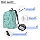 thumbnail image 3 of Easygdp Hawaiian Style Mochila de Lona Resistente para Laptop, Compatible con Laptops de 15 a 17 pulgadas, Ideal para Escuela, Trabajo y Viajes-Medium, 3 of 5