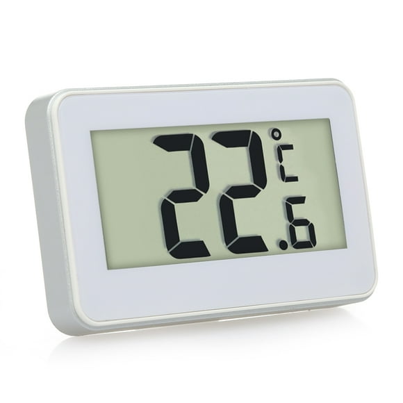 Thermomètre Numérique Lcd pour Réfrigérateur Thermomètre pour Réfrigérateur avec Détecteur de Gel Réglable et Aimant pour Usage Domestique