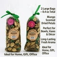 thumbnail image 5 of Fresh Scent Potpourri Petal Bowl and Vase Filler Home Décor 2 Large Bags 120 Grams Each Mango, 5 of 6