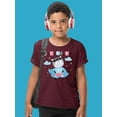 thumbnail image 2 of Superhero, Teddy Bear T-Shirt Juniors -Image by Shutterstock,  x-Small, 2 of 4