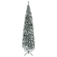 thumbnail image 1 of HOMCOM Snow Flocked Pencil Christmas Tree Slim Artificial Christmas Tree, 1 of 10