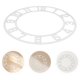 thumbnail image 5 of Reloj de espejo acrílico: moderno reloj decorativo de pared con pegatinas y números romanos para decorar la sala de estar, la entrada del hotel, 25 cm., 5 of 7