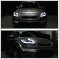 thumbnail image 2 of Spec-D Tuning Black LED Bar Projector Headlights Compatible with 2010-2011 Kia Soul, Left + Right Pair Headlamps Assembly, 2 of 5