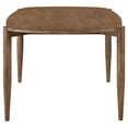 thumbnail image 4 of Whisten Walnut Wood Dining Table - 63" Seats 6, Mid-Century Modern Design for Dining Room, Solid Hardwood, Warm Walnut Finish, Rounded Edges, 4 of 9