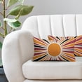 thumbnail image 2 of Boho Pillow Covers 12x20 Set of 2 Modern Abstract Multicolored Sun Throw Pillows Bohemian Style Outdoor Decorative Pillowcase Linen Lumbar Cushion Cover Decor for Home Couch Sofa Bed, 2 of 7