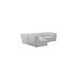thumbnail image 3 of Meridian Furniture Miramar Grey Durable Linen Textured Modular Sectional, 3 of 14