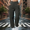 thumbnail image 2 of Criss Cross High Waisted Sweatpants Women Baggy Stretchy Gym Active Athletic Joggers Straight Legs Casual Fall Winter Pants Dark Gray L, 2 of 7