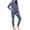 Blue#3, variant on Fesfesfes Women's Elegant Homewear Five-Pointed Star Printed Casual Long Sleeve Round-Neck Blouses Pants Sets Soft Comfy Pajama Set(Dark Gray#3,M)