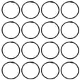 thumbnail image 1 of Miangastore 24pcs Curtain Rings Shower Curtain Rings Hanging Rings Curtain Ring Ornaments, 1 of 9