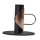 thumbnail image 1 of Portavelas cónicas candelabros negros candelabros de Metal soporte clásico Retro candelabros Decoración elegante para sala de /comedor, 1 of 9