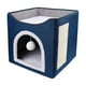 thumbnail image 3 of Cama para Gatos Perfecl Cueva Condominio para Animales Pequeños Azul, 3 of 8