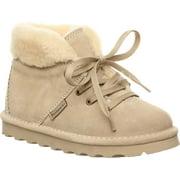Children's Bearpaw Marta Youth Lace Up Boot Oat Suede 1 M