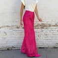 thumbnail image 3 of Audhol Sequin Pants for Women Womens Wide Leg Sequin Pants Elastic High Waisted Glitter Dance Pants Elegant Pants for Women Hot Pink S, 3 of 5