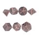 thumbnail image 3 of Juego de dados RPG de 7 piezas, piezas poliédricas de metal adornadas grabadas para juegos de rol tipo 1, 3 of 5