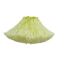 thumbnail image 2 of QENGING Womens Skirt Summer Flare Solid Color Tulle Skirt Dance Ballet Bandage Tutu Skirts Deals, 2 of 5