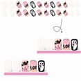 thumbnail image 5 of 24Pcs Halloween Press on Nails Square Fake Nails with Glue Horror Pumpkin Ghost Flowers Graveyard Bat Acrylic Nails for Women Halloween Party -3 sizes, 5 of 6