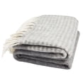 thumbnail image 2 of SAFAVIEH Averly 50" x 70" Striped Plush Throw with Fringe, 50" x 70", Grey, 2 of 3
